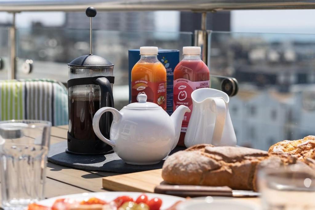 Appartement Seabrighton Penthouse With Private Sea View Roof Terraces Extérieur photo
