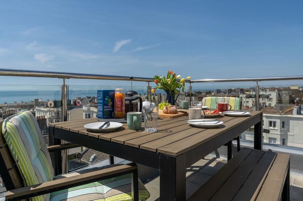 Appartement Seabrighton Penthouse With Private Sea View Roof Terraces Extérieur photo